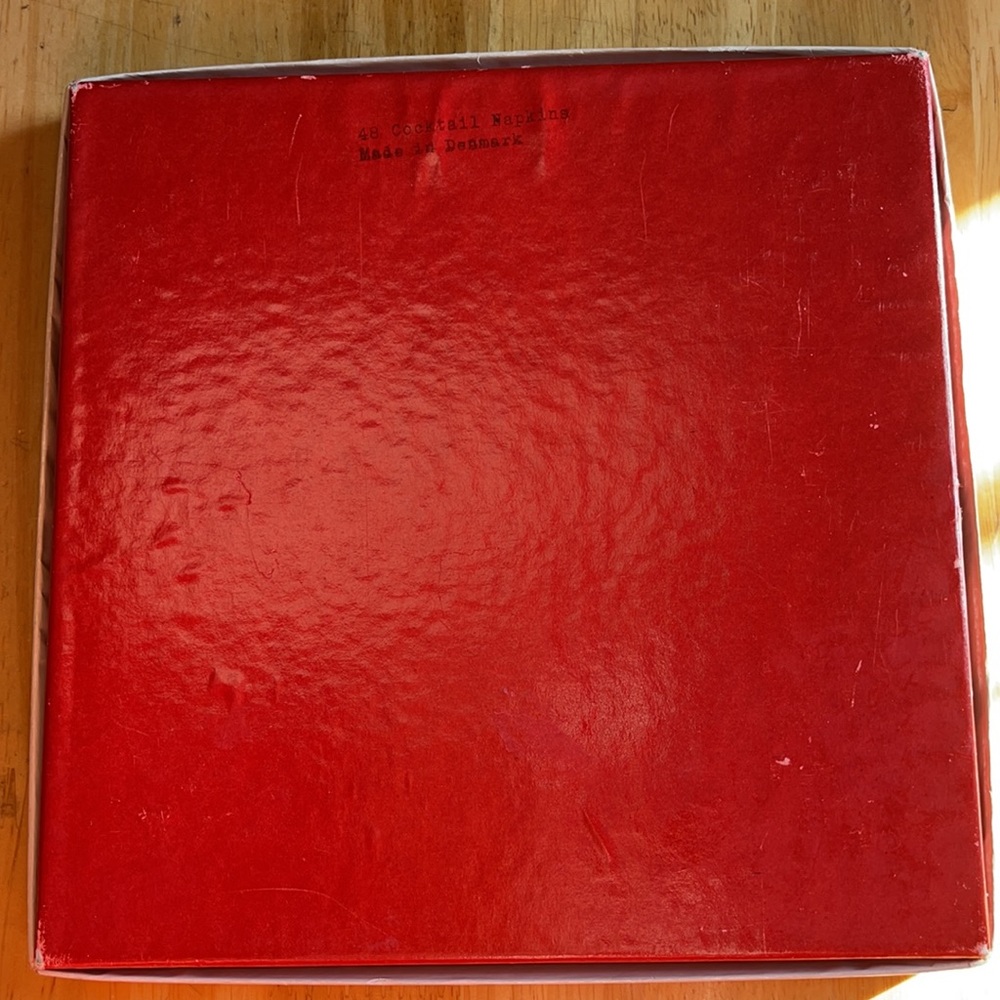 Vintage Cocktail Napkins.  Styled by Freund-Mayer, made in Denmark. - Picture 6 of 6